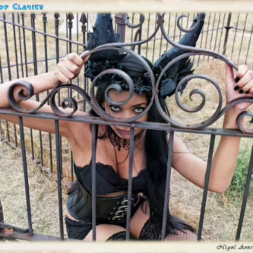 Cyn (with me) What a great time we had putting together our first shoot. A gorgous model on a windswept day.